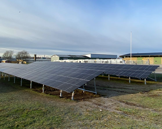 Tomelilla Solcellspark Sluta Gräv